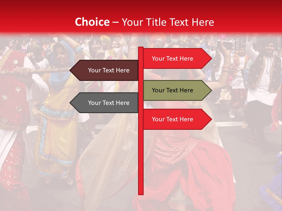 Businessmen Examine Thinking PowerPoint Template