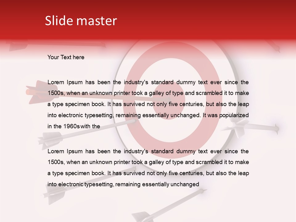 Finance Champion Circle PowerPoint Template