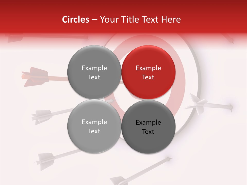 Finance Champion Circle PowerPoint Template