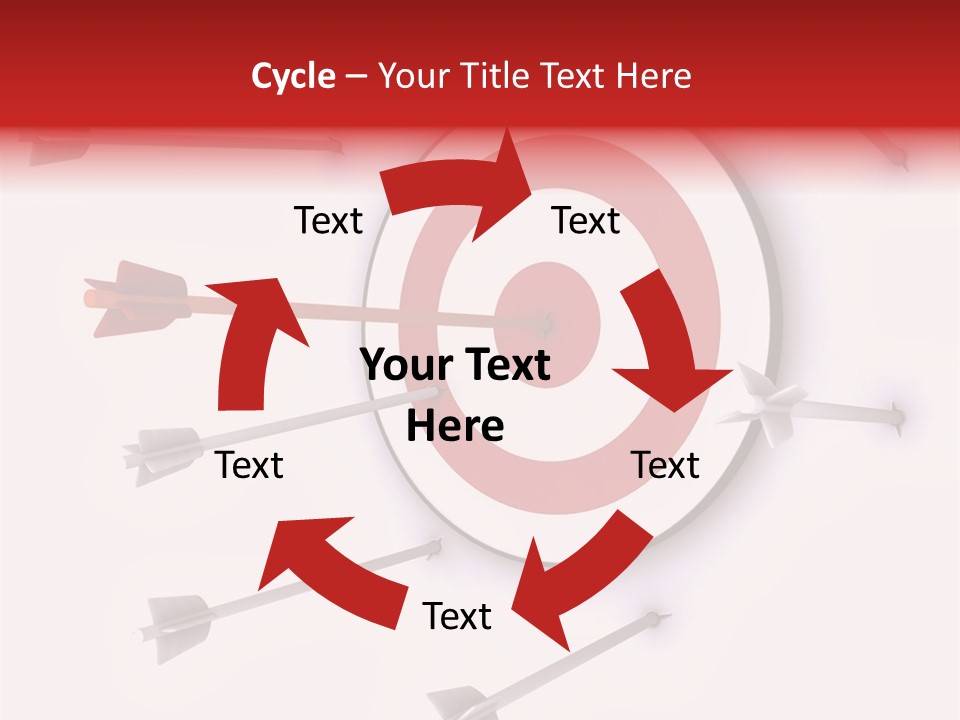 Finance Champion Circle PowerPoint Template