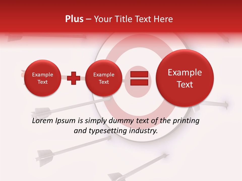 Finance Champion Circle PowerPoint Template