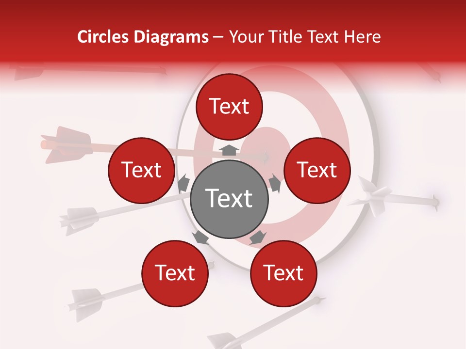Finance Champion Circle PowerPoint Template