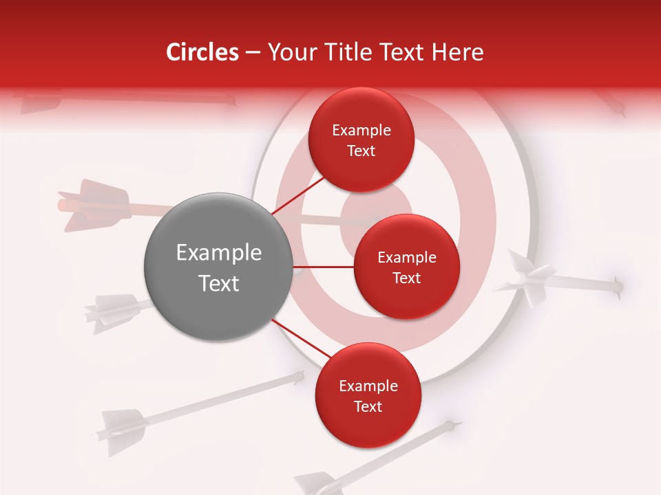 Finance Champion Circle PowerPoint Template