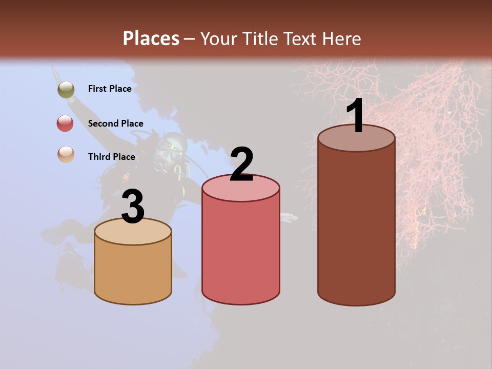 Wildlife Adventure Swimming PowerPoint Template