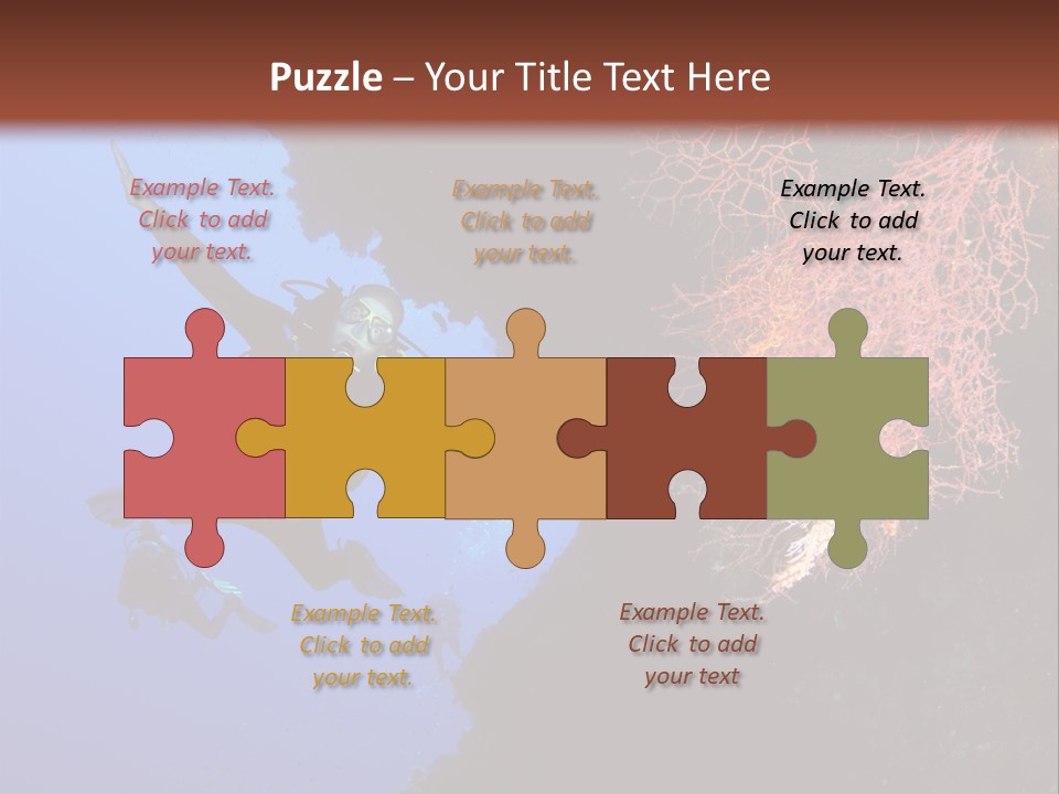 Wildlife Adventure Swimming PowerPoint Template