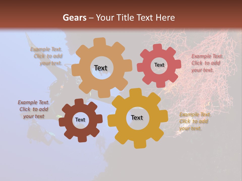 Wildlife Adventure Swimming PowerPoint Template