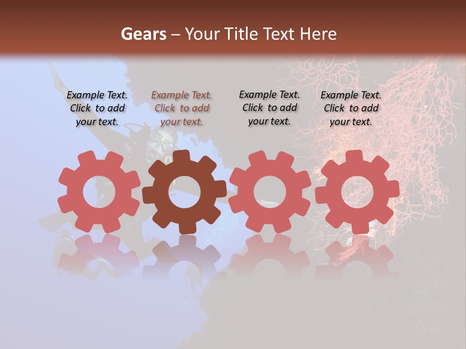 Wildlife Adventure Swimming PowerPoint Template