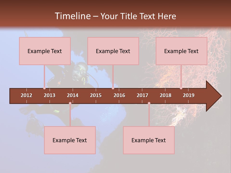 Wildlife Adventure Swimming PowerPoint Template