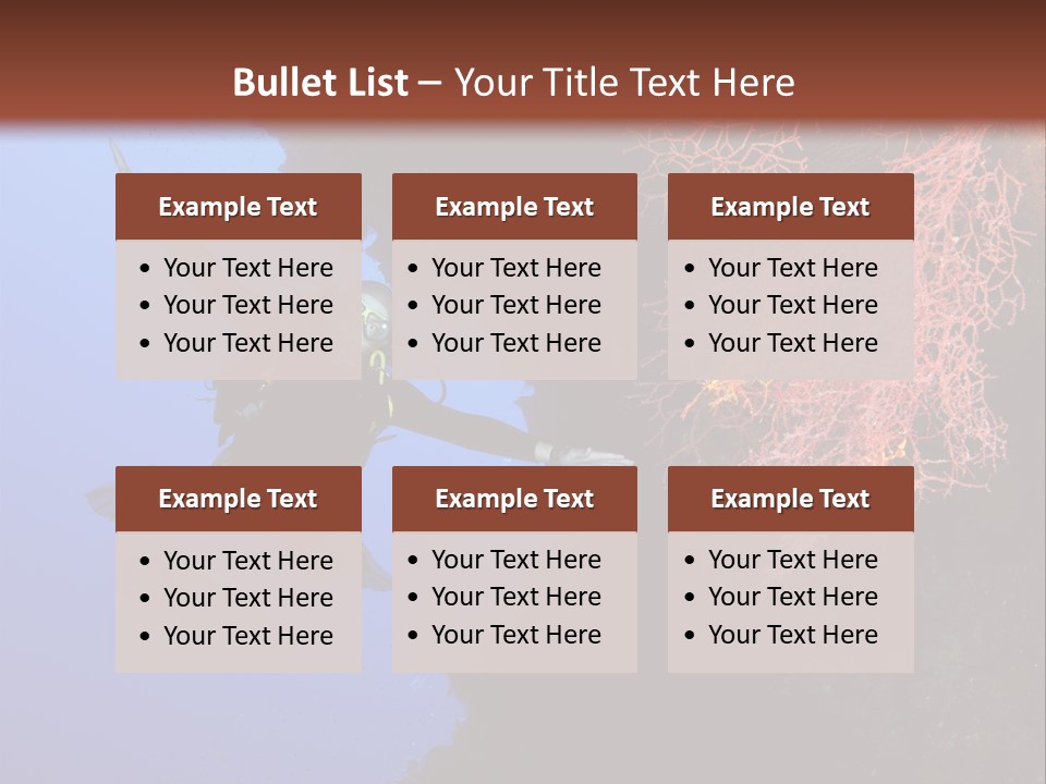 Wildlife Adventure Swimming PowerPoint Template