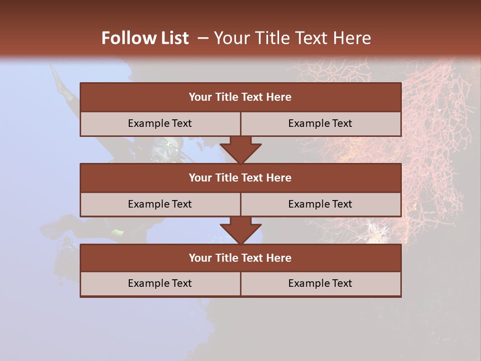 Wildlife Adventure Swimming PowerPoint Template