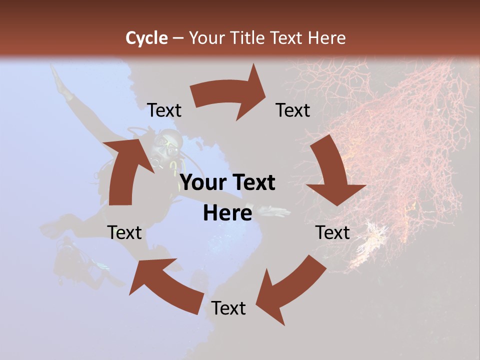 Wildlife Adventure Swimming PowerPoint Template