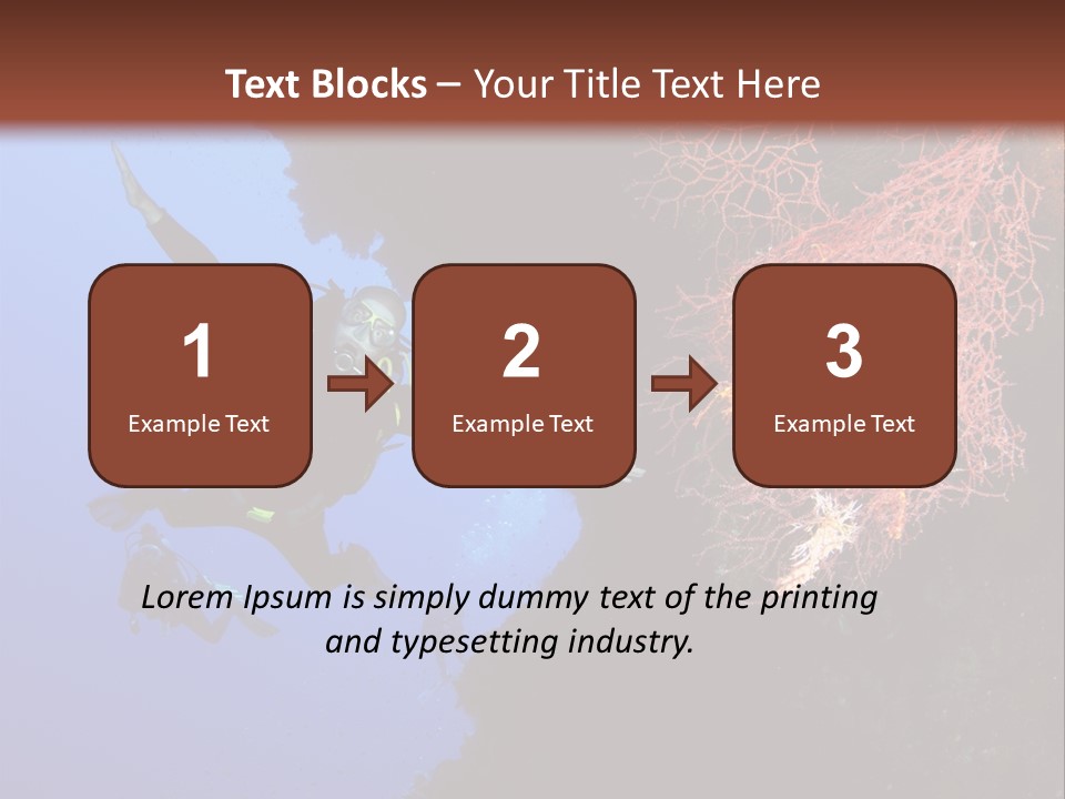 Wildlife Adventure Swimming PowerPoint Template