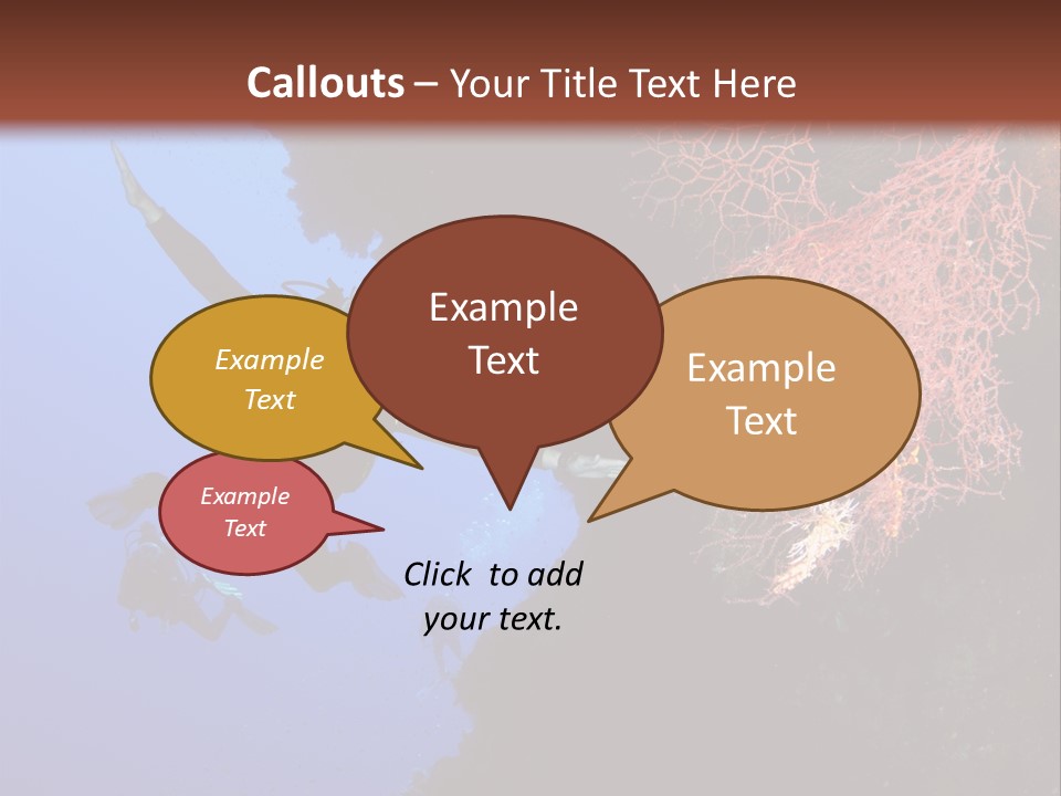 Wildlife Adventure Swimming PowerPoint Template