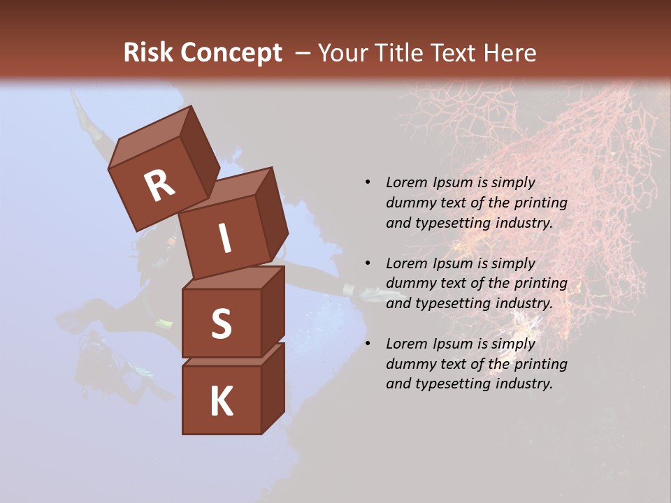 Wildlife Adventure Swimming PowerPoint Template