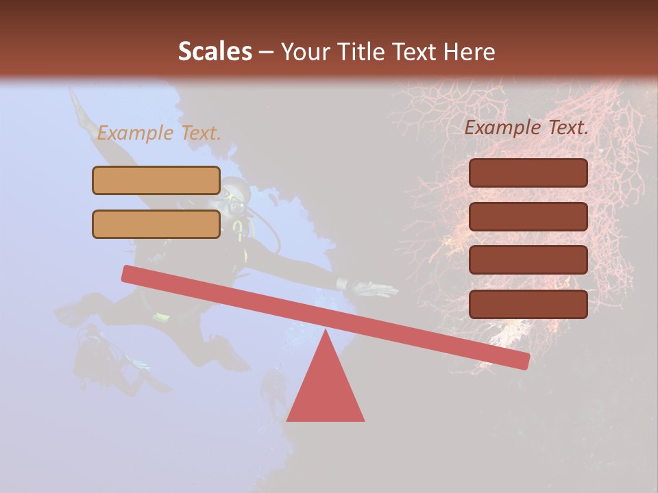 Wildlife Adventure Swimming PowerPoint Template