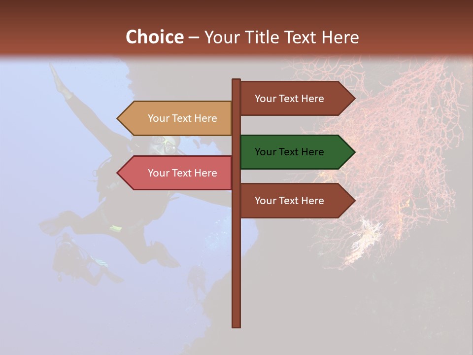 Wildlife Adventure Swimming PowerPoint Template