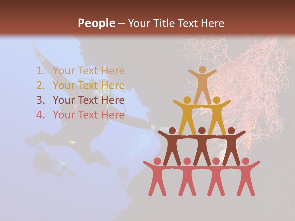 Wildlife Adventure Swimming PowerPoint Template