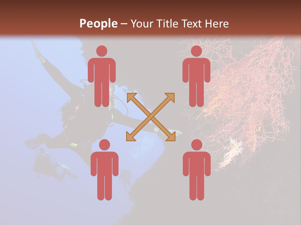 Wildlife Adventure Swimming PowerPoint Template