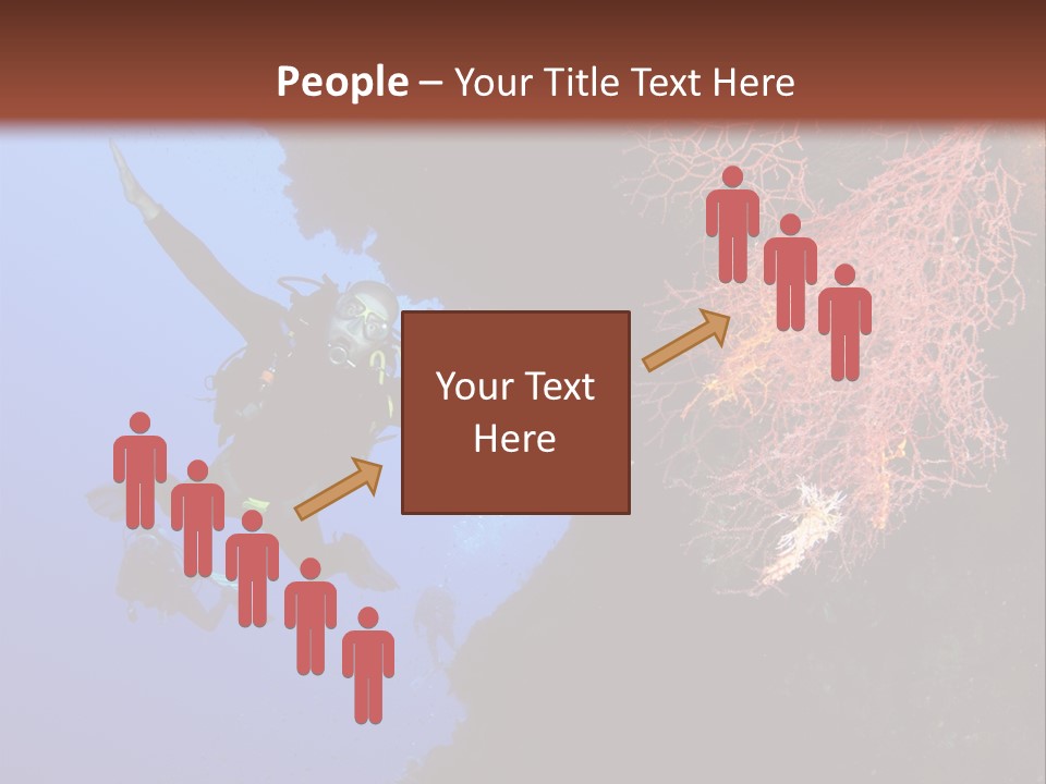 Wildlife Adventure Swimming PowerPoint Template