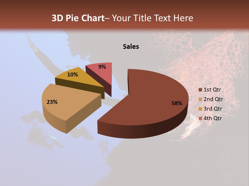 Wildlife Adventure Swimming PowerPoint Template