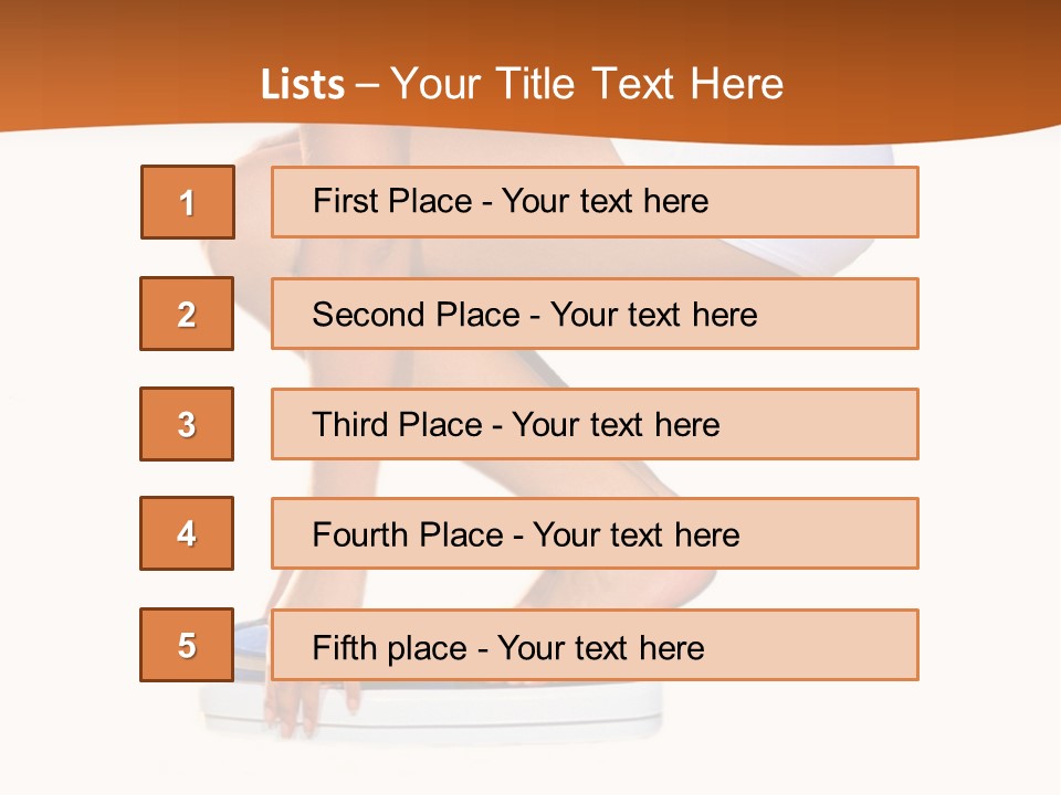 Scale Down Lose PowerPoint Template