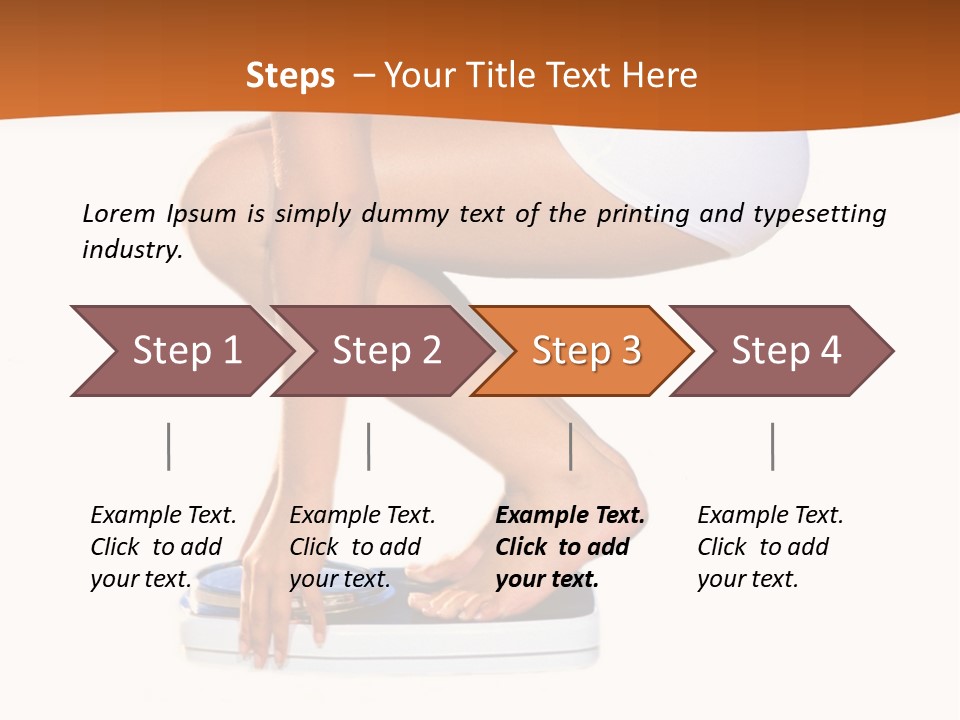 Scale Down Lose PowerPoint Template
