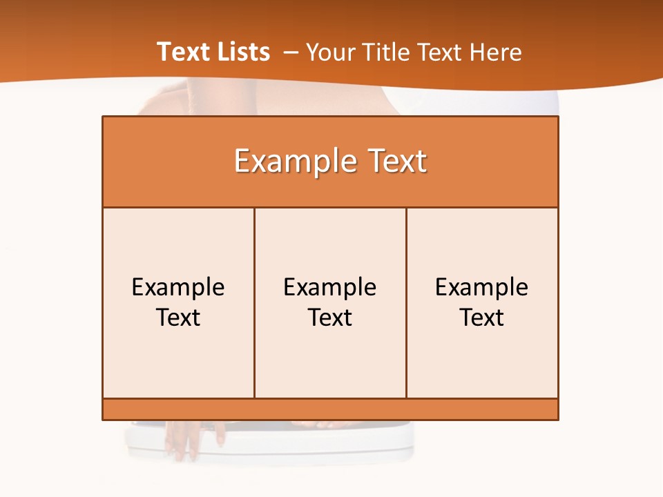 Scale Down Lose PowerPoint Template