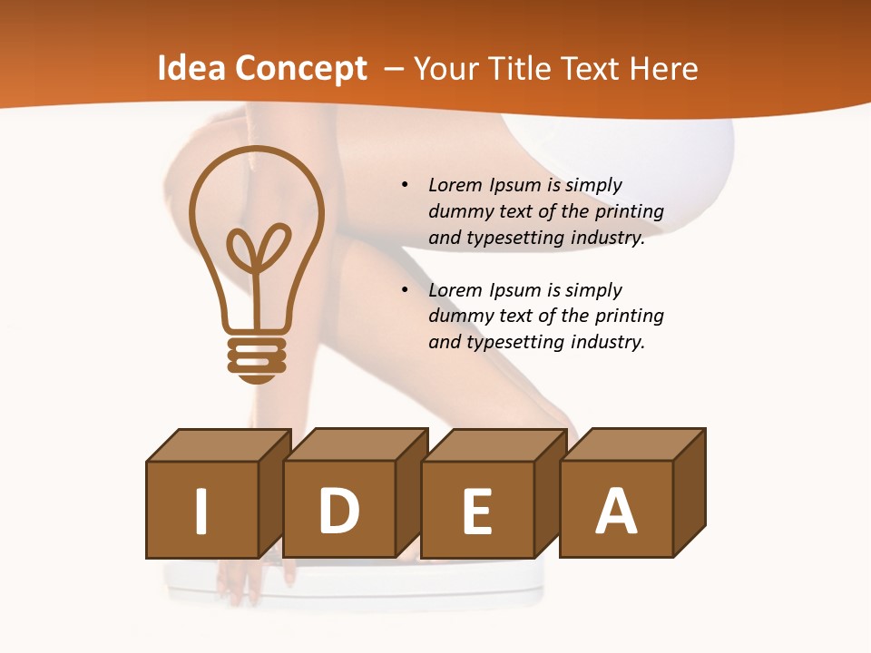 Scale Down Lose PowerPoint Template