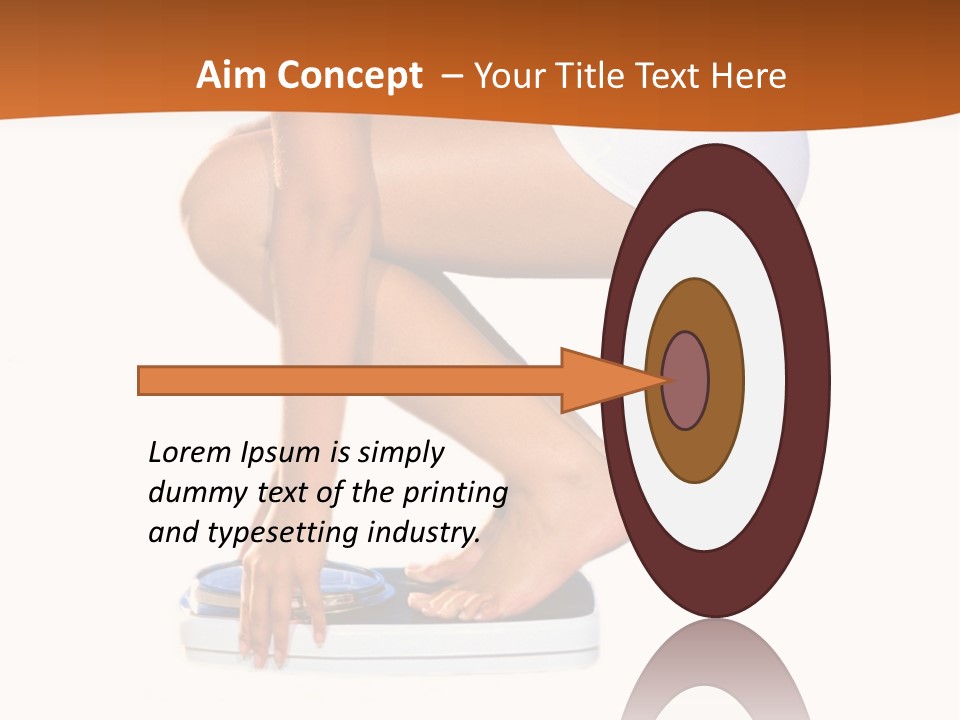 Scale Down Lose PowerPoint Template