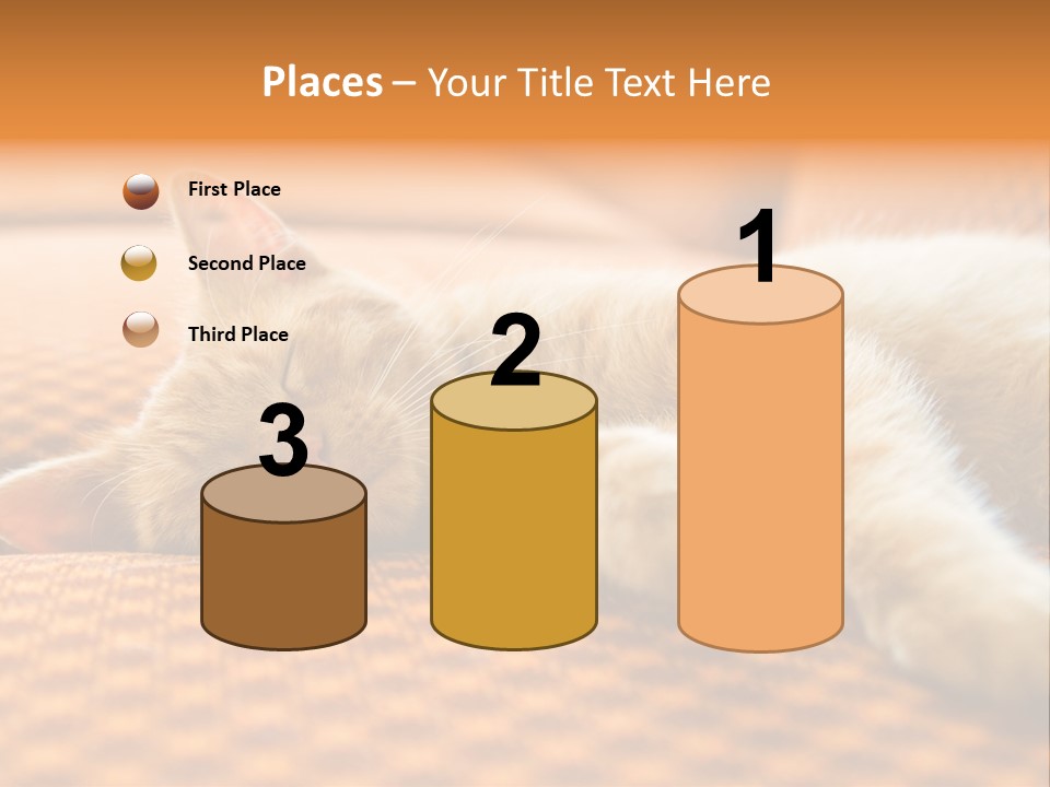 Yellow Divan Fur PowerPoint Template