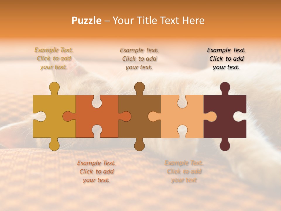 Yellow Divan Fur PowerPoint Template