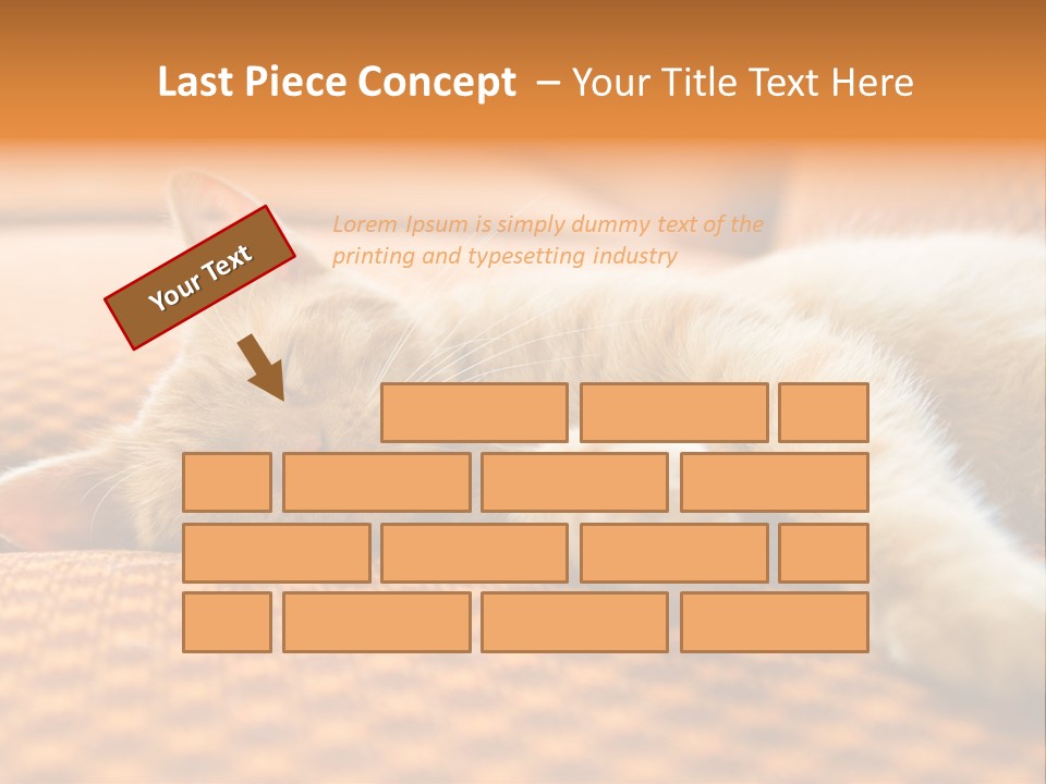 Yellow Divan Fur PowerPoint Template