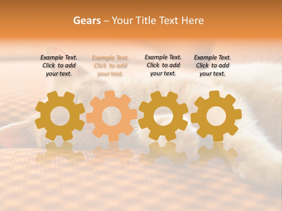 Yellow Divan Fur PowerPoint Template