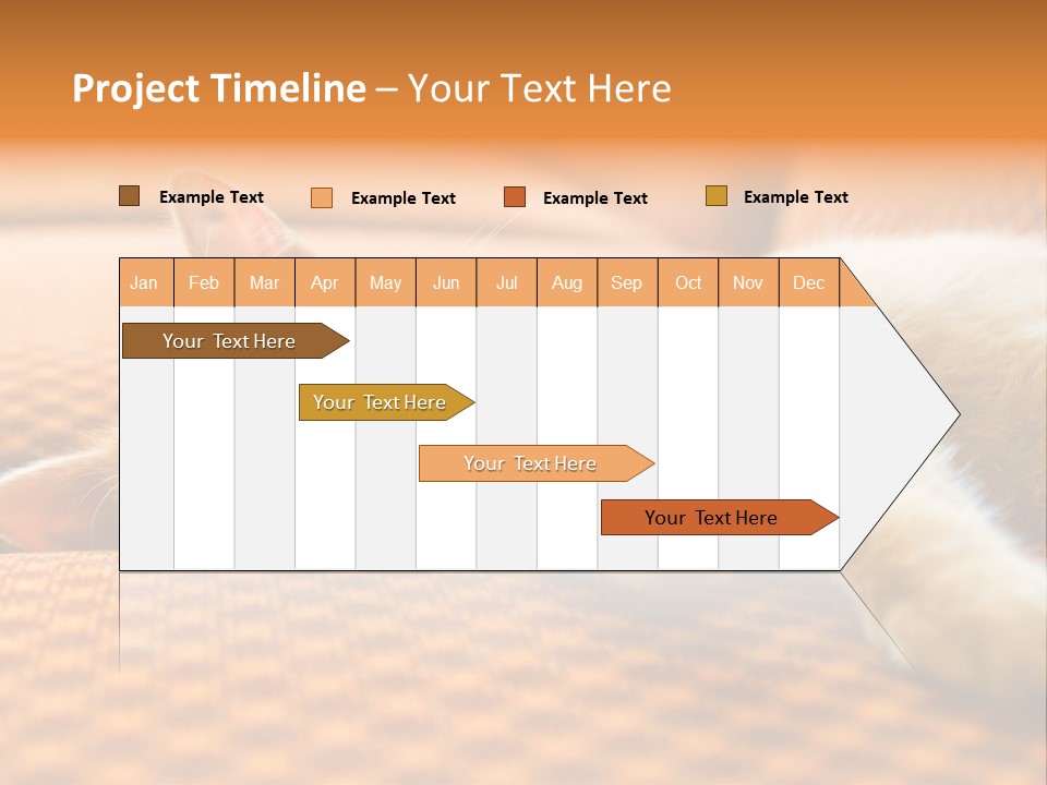 Yellow Divan Fur PowerPoint Template