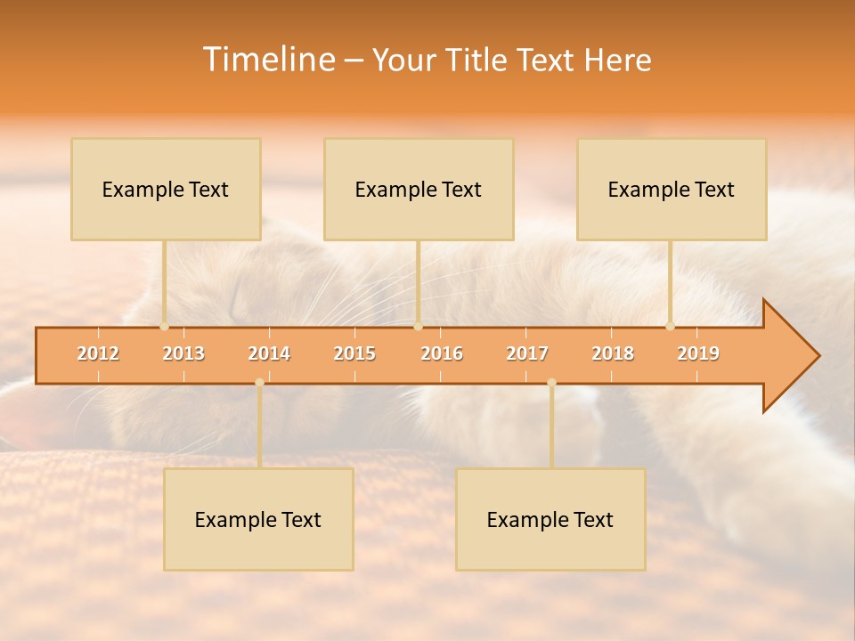 Yellow Divan Fur PowerPoint Template