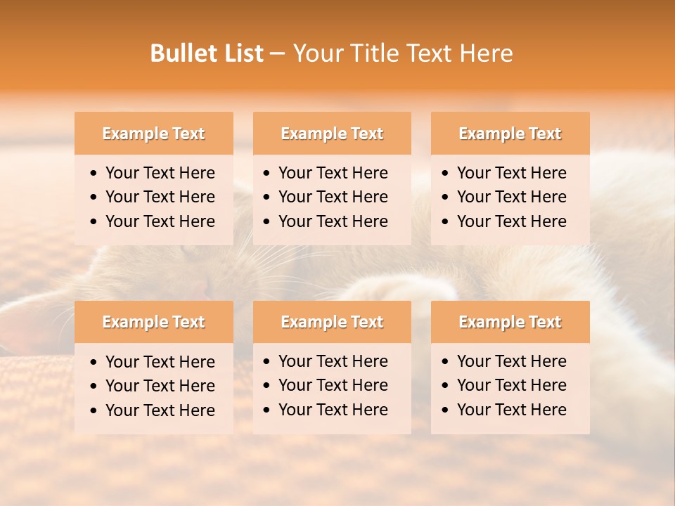 Yellow Divan Fur PowerPoint Template