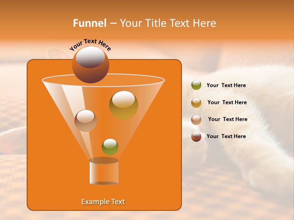 Yellow Divan Fur PowerPoint Template