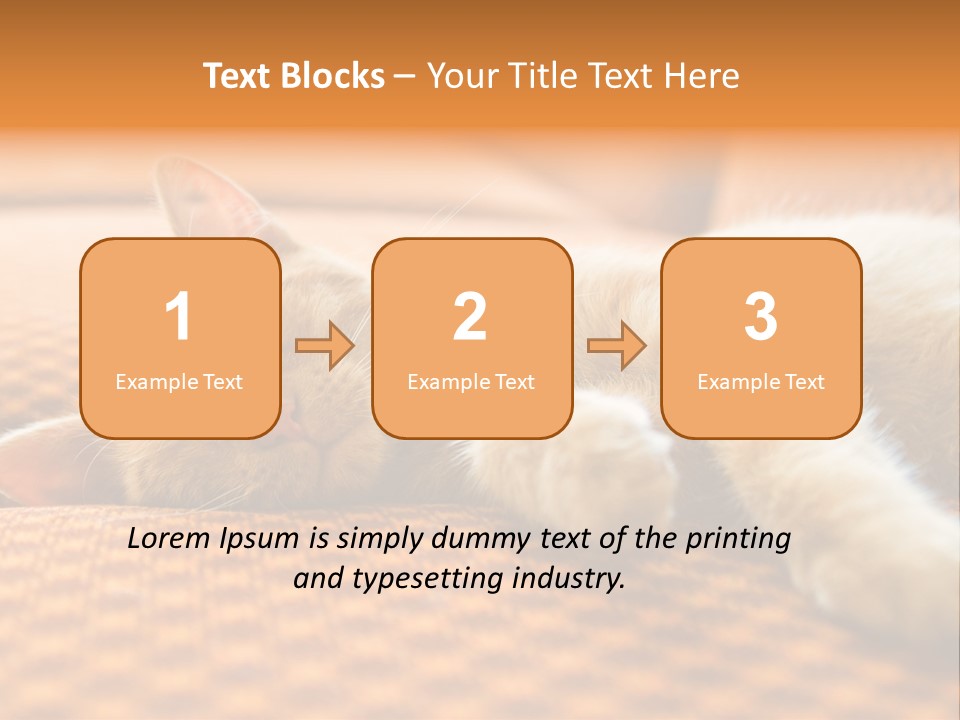 Yellow Divan Fur PowerPoint Template