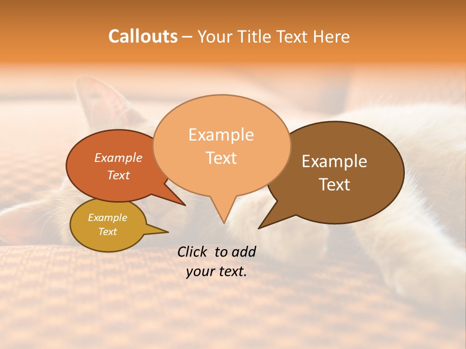 Yellow Divan Fur PowerPoint Template