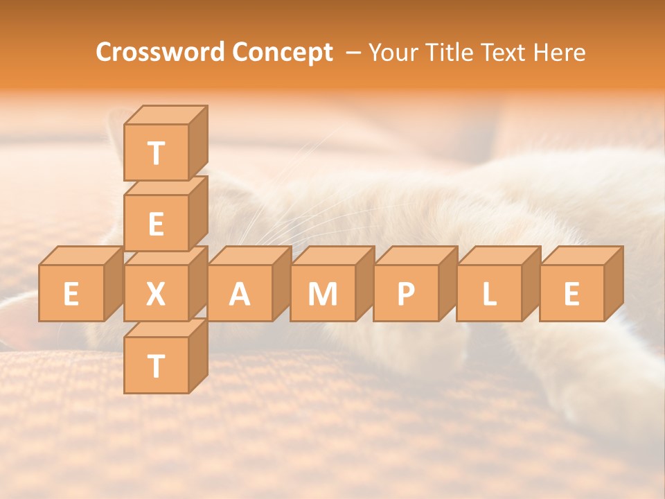 Yellow Divan Fur PowerPoint Template