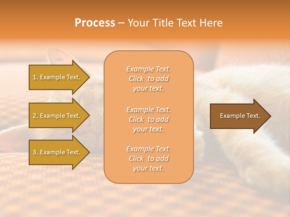 Yellow Divan Fur PowerPoint Template