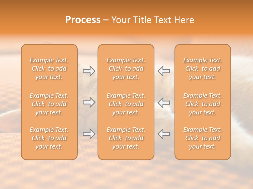 Yellow Divan Fur PowerPoint Template