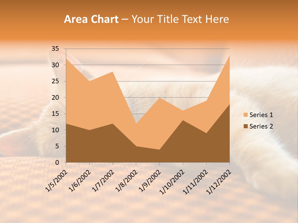 Yellow Divan Fur PowerPoint Template