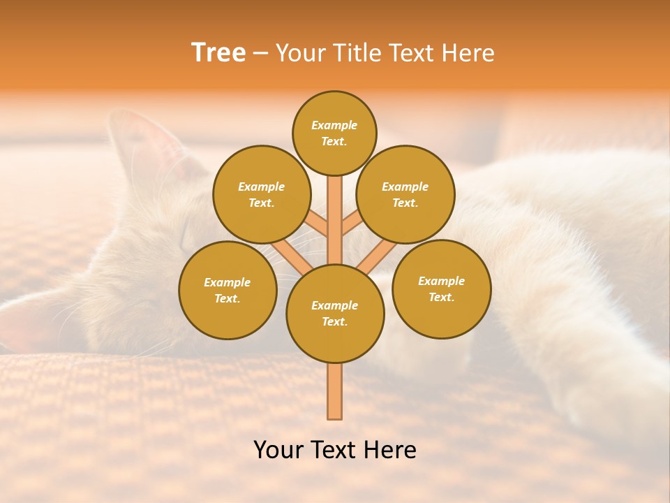 Yellow Divan Fur PowerPoint Template