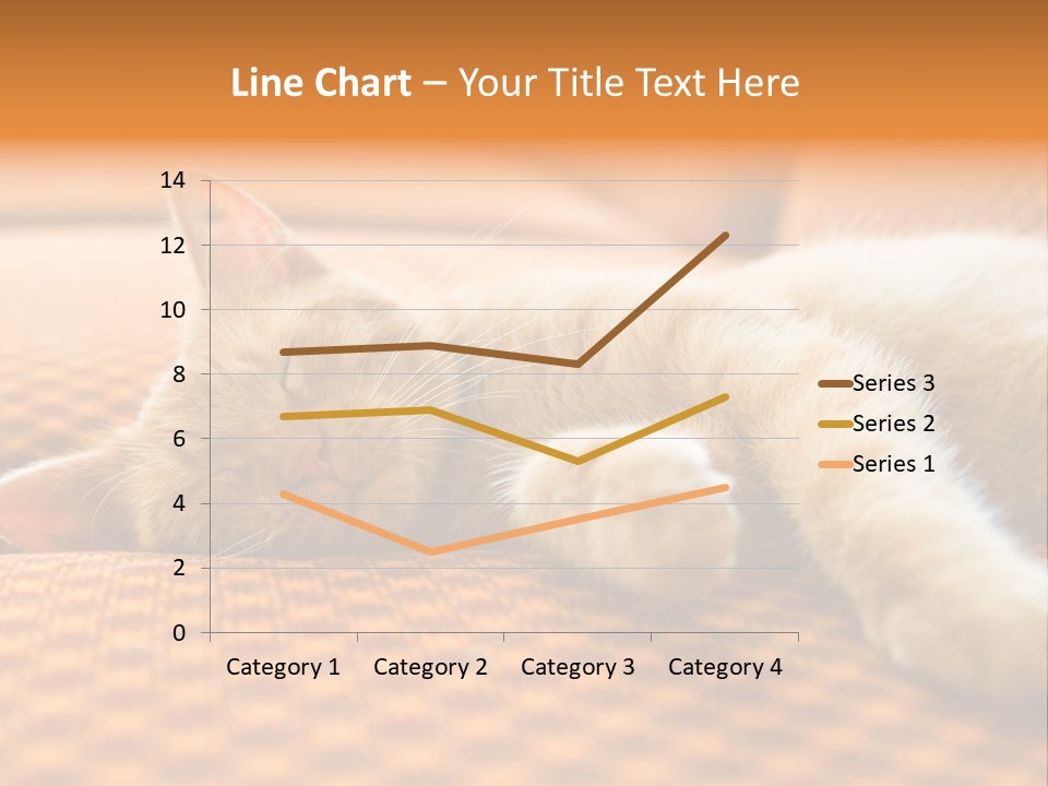 Yellow Divan Fur PowerPoint Template