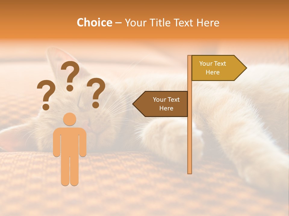 Yellow Divan Fur PowerPoint Template