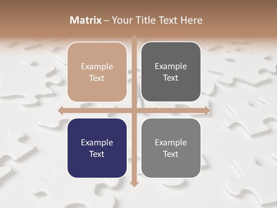 Businessmen Examine Thinking PowerPoint Template