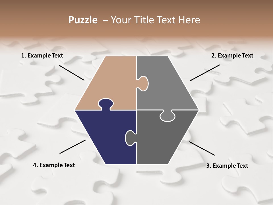 Businessmen Examine Thinking PowerPoint Template