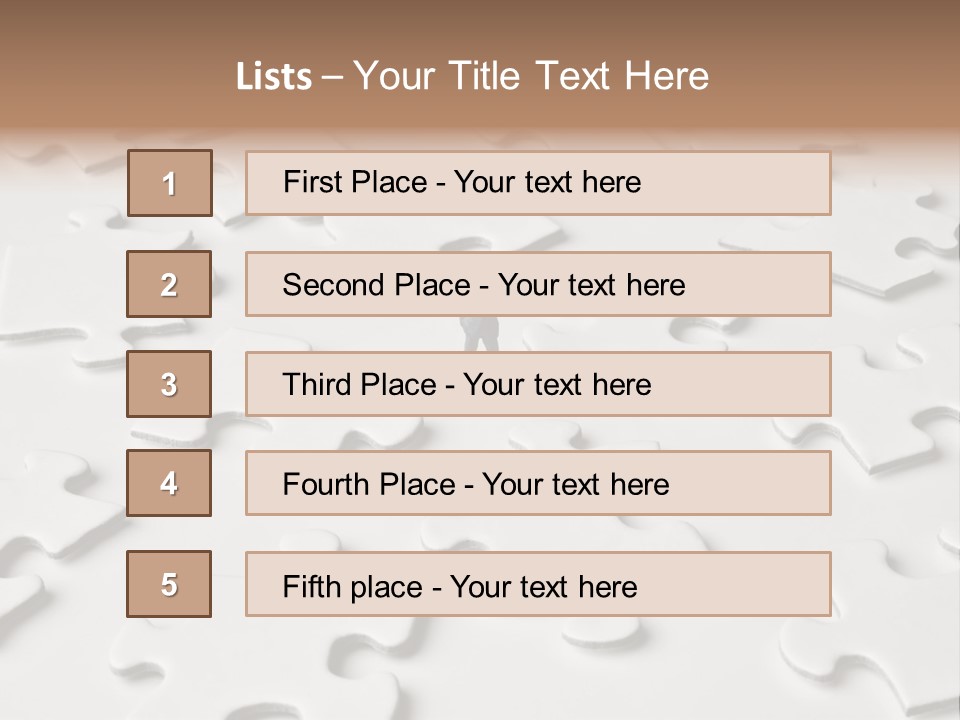 Businessmen Examine Thinking PowerPoint Template