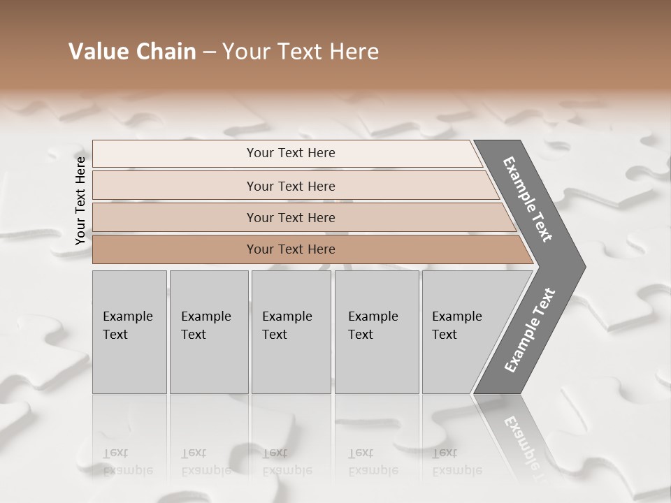 Businessmen Examine Thinking PowerPoint Template